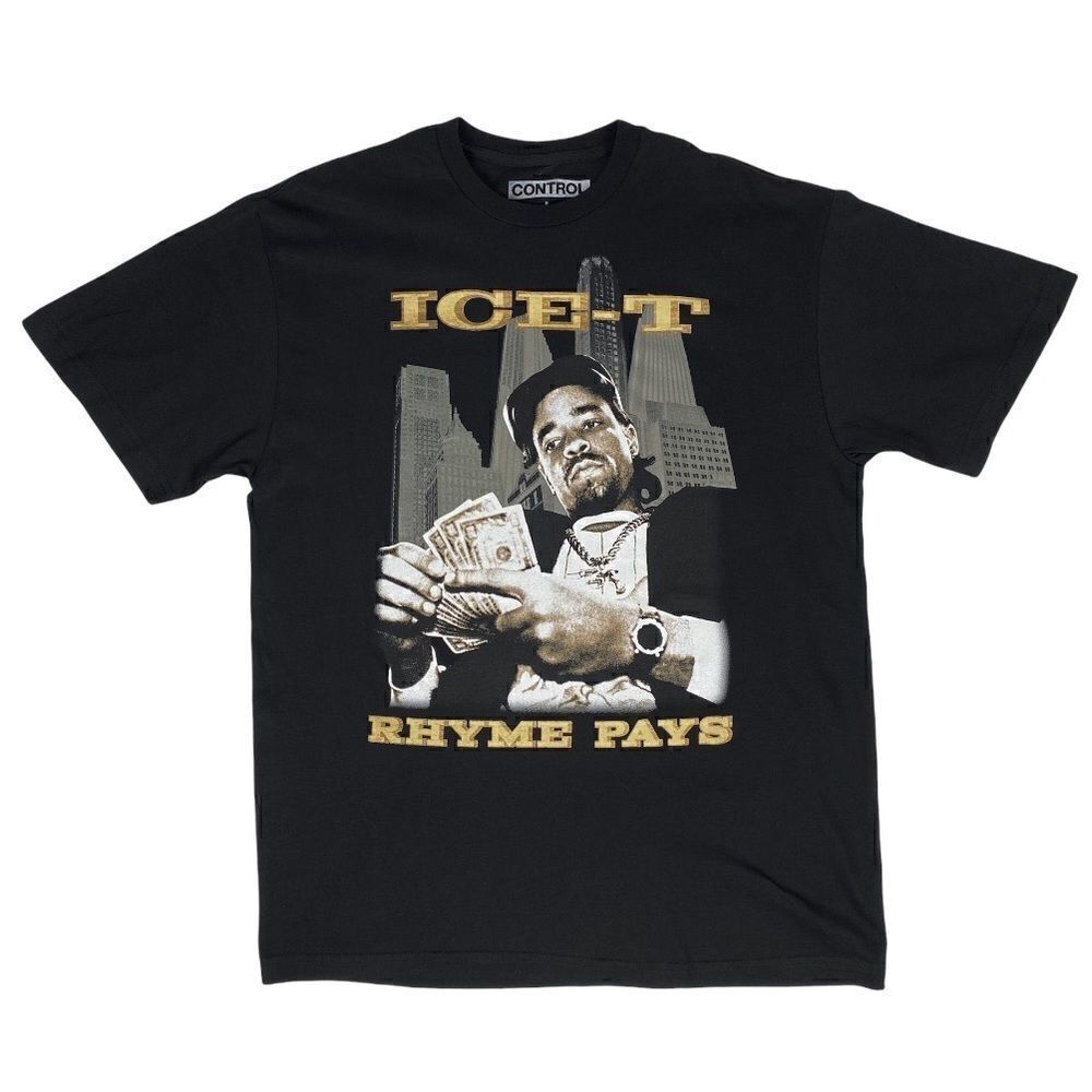 Ice-T Rhyme Pays Rap Tee Reprint 2008